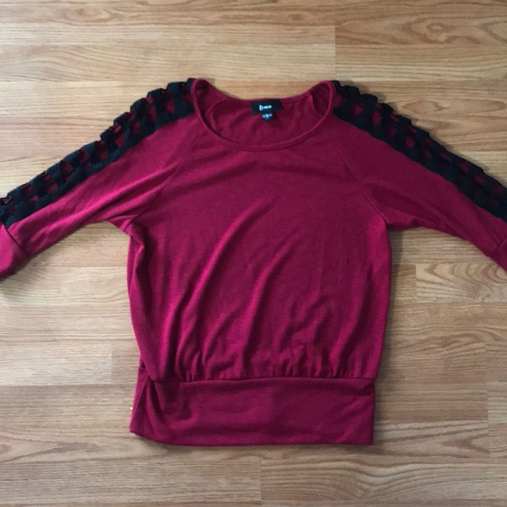 Maroon and Black Sweater